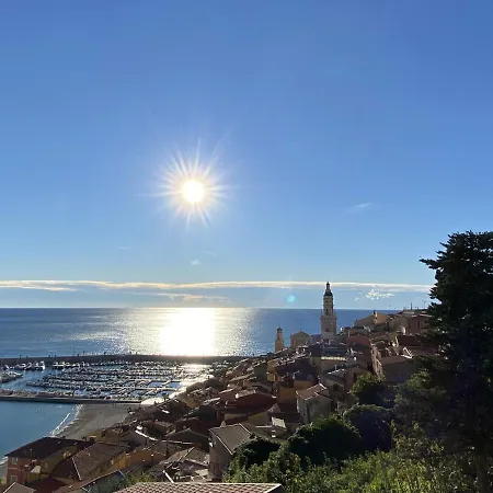 Apartment Le Vigia-vue Mer-terrasse-climatisation-parking Menton
