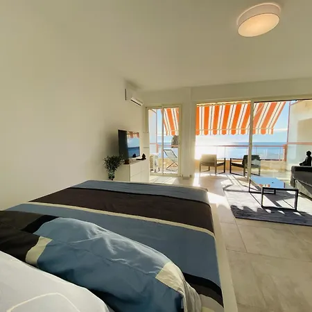 Le Vigia-vue Mer-terrasse-climatisation-parking Lejlighed Menton