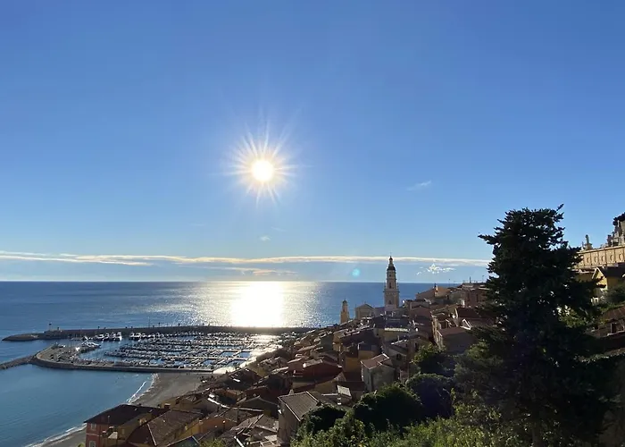 Lägenhet Le Vigia-vue Mer-terrasse-climatisation-parking Menton