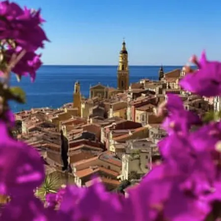 Le Vigia-vue Mer-terrasse-climatisation-parking * مينتون